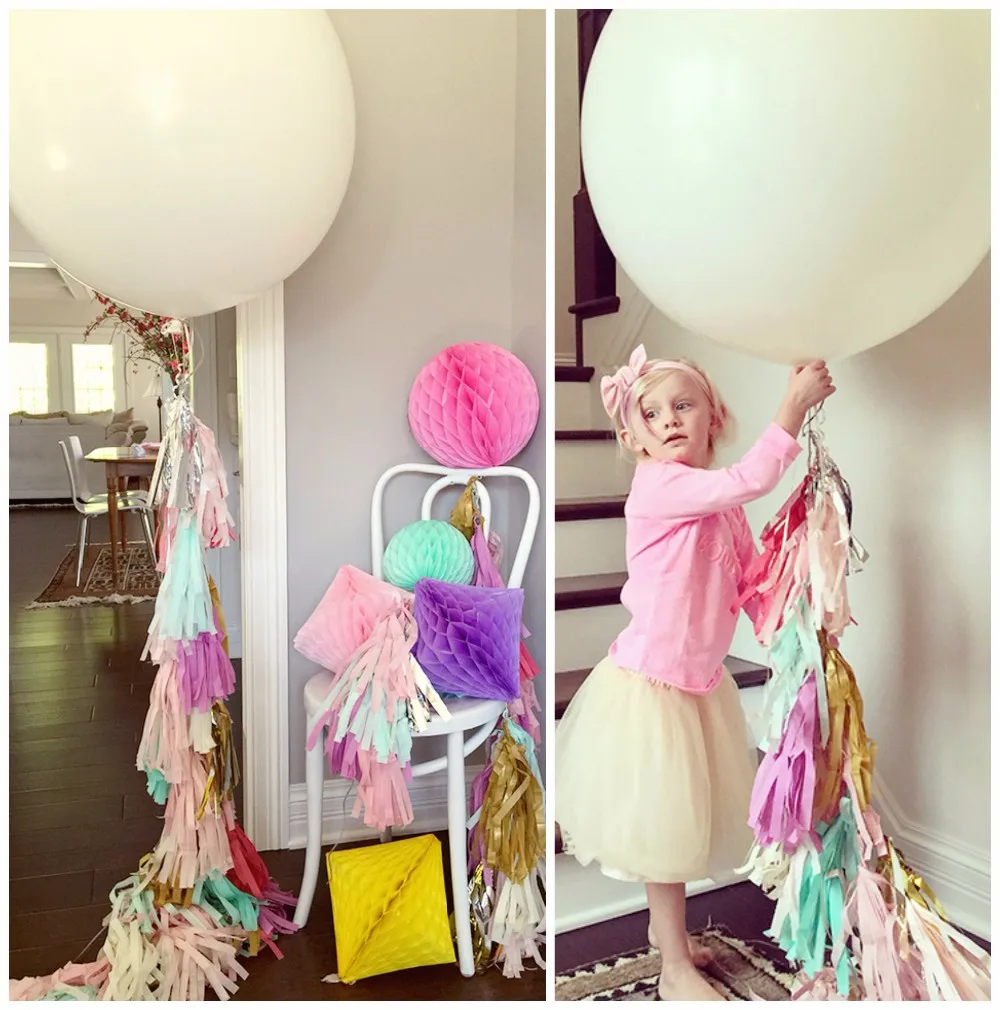 letter helium tassel, happy birthday number balloon for wedding