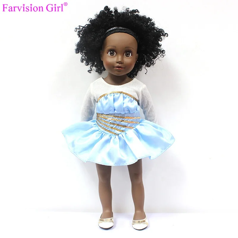 CE American girl doll factory Vinyl doll BLACK Custom 18'' Black Dolls