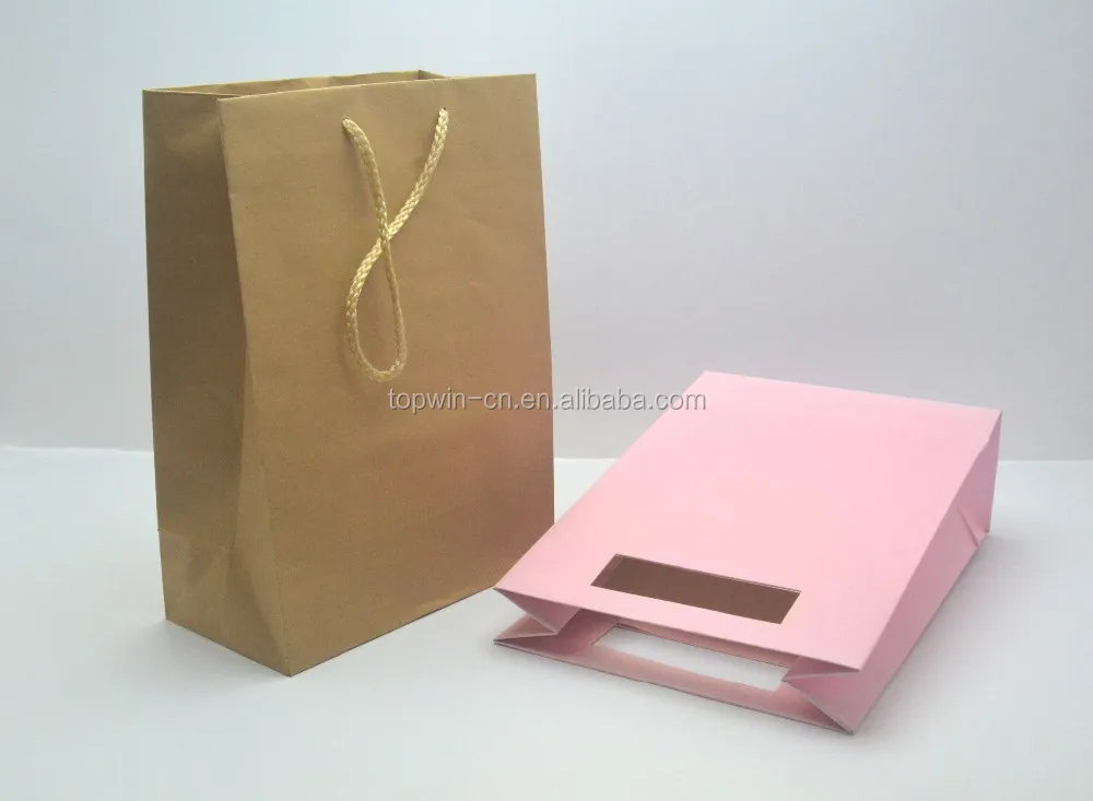 brown kraft paper bag material: 190-350g white card paper; 200