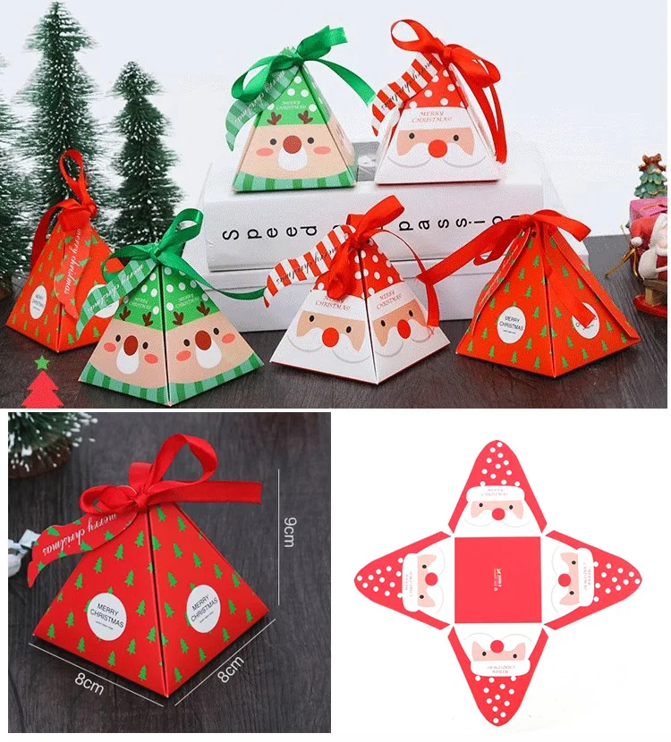 custom chocolate christmas gift items ornament cardboard gift