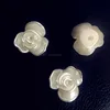 high quality 2cm classical 3 petal rose flower pearl for wedding dress glue sticking