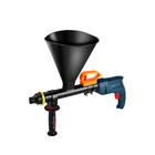 Large capacity hopper Flat-shaped gunhead cement caulking gun