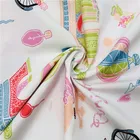 Good price colorful bamboo printing microfiber fabric for curtain