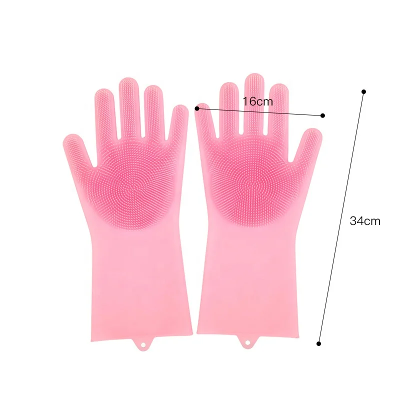 Dishwashing Cleaning Sponge Gloves Reusable Silicone Brush Scrubber Gloves Heat Resistant for Dishwashing Kitchen Gloves, You may customized color
Dishwashing Cleaning Sponge Gloves Reusable Silicone Brush Scrubber Gloves Heat Resistant for Dishwashing Kitchen Gloves, You may customized color