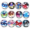 2018 New Design DIY Party Snap Button Pendant Fashion Glass Different Style Button Jewelry Mask For Womens Bracelet