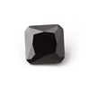 Best quality cz stones black octagon square shape cubic zirconia for jewelry