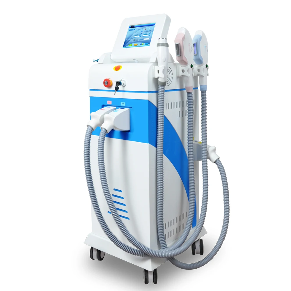 Professional Elight IPL RF YAG 4 in 1 beauty equipment,Multi-function magneto-optic, freckle, hair removal CE certification, White
Professional Elight IPL RF YAG 4 in 1 beauty equipment,Multi-function magneto-optic, freckle, hair removal CE certification, White