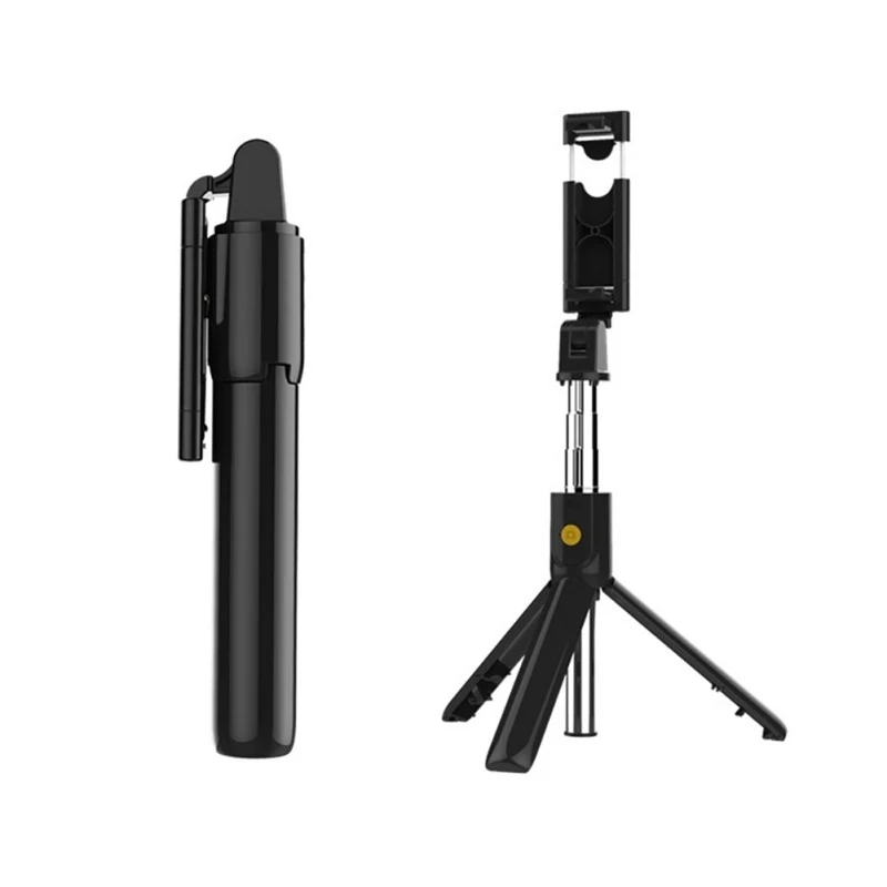 

Hot Sell K07 2 in 1 bt4.0 Selfie Stick Tripod Wireless Shutter reflector tripod photography, Black,white