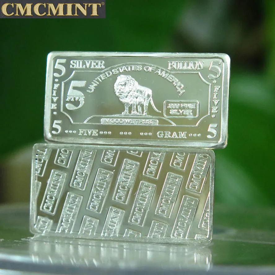 wholesale silver bars 1 gram 999