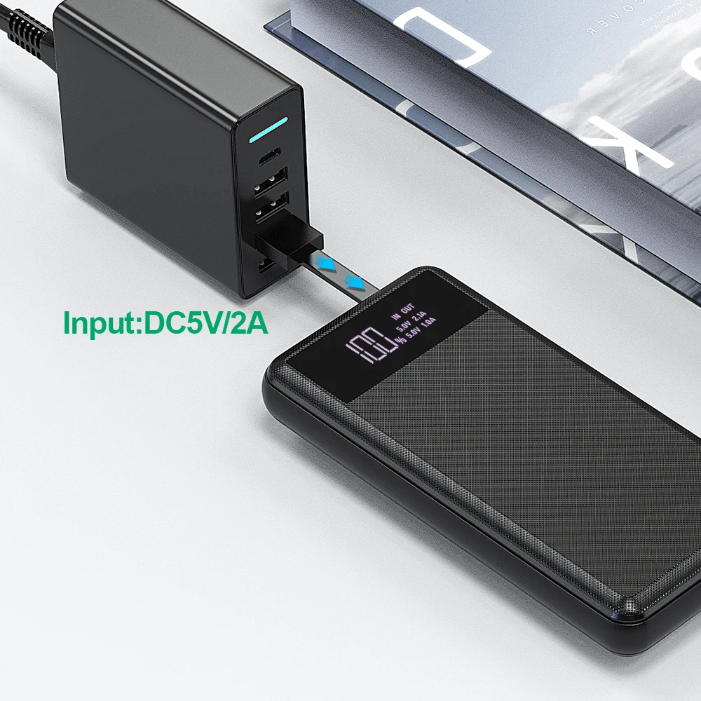 Mi power bank 24000mah power banks and usb chargers fast charger 5V/2A power banks - ANKUX.COM