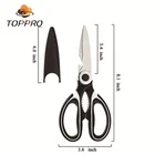 Stainless steel home Professional scissor multi-function kitchen shear Vegetables BBQ scissors kitchen shears