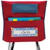 Classroom Chair Pocket Chart with Pencil Pouch For Student