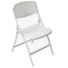 300kgs Capacity Indoor and Outdoor Plastic Fldable Chair Mesh Folding Chair For Banquet Wedding Party Garden Patio