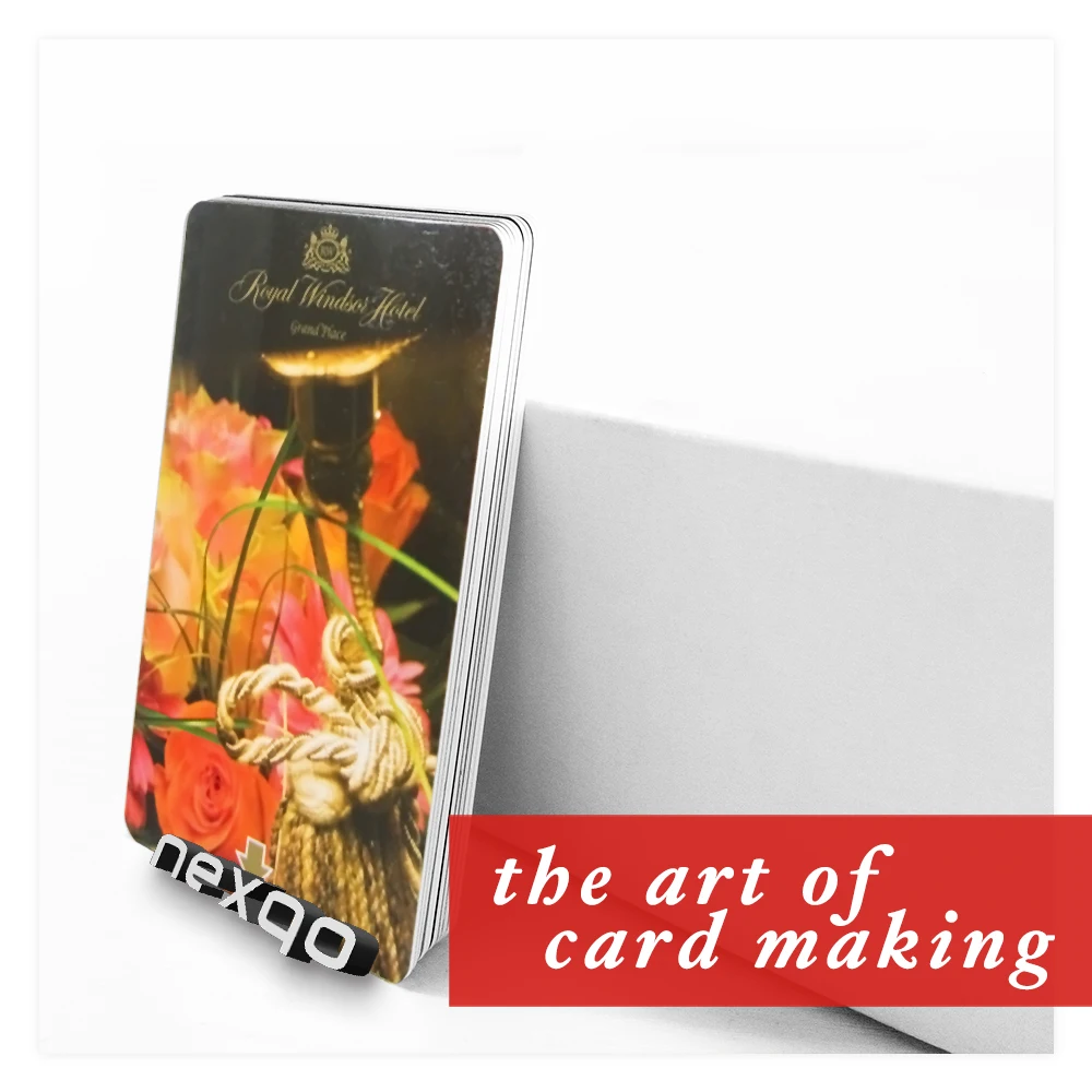 standard size custom design cmky printing plastic magstrip card