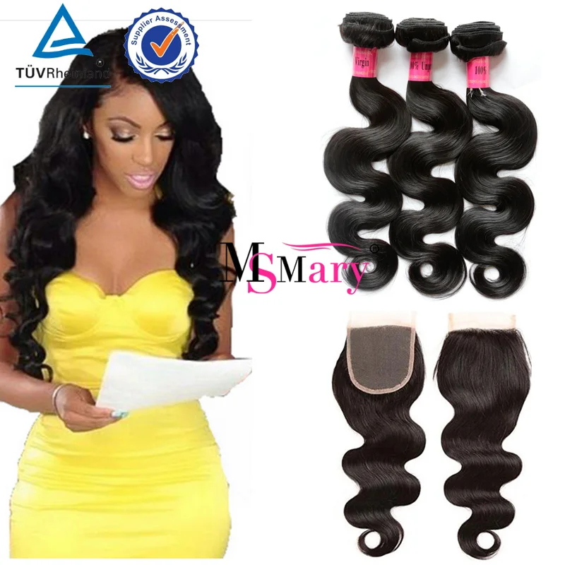 Uprocessed Wholesale Aliexpress Best Selling Lace Closure Brazilian Body Wave Bundles With Lace Closure, Natural color #1b
Uprocessed Wholesale Aliexpress Best Selling Lace Closure Brazilian Body Wave Bundles With Lace Closure, Natural color #1b