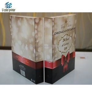luxury gift christmas advent calendar 24 holes design christmas