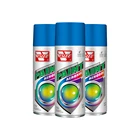 Paper Coating Acrylic Paint Spray Aerosol Quality 450ml Graffiti Acrylic Paint Metallic Blue Aerosol Spray Paint