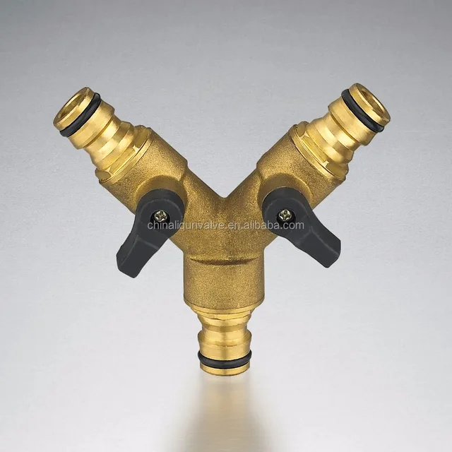 ball valves gas pipe split switch gas 3-way ball valve brass