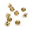 Male-female brass chicago screws with metric threaded bolt post book binding screw