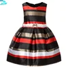 DR289 Western Style Kids Gown Striped Fashion Princess Gowns