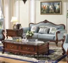 General classic style home furniture carved wood sofa set design