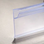 Supermarket Price Label Holder For Glass and Wooden Shelf