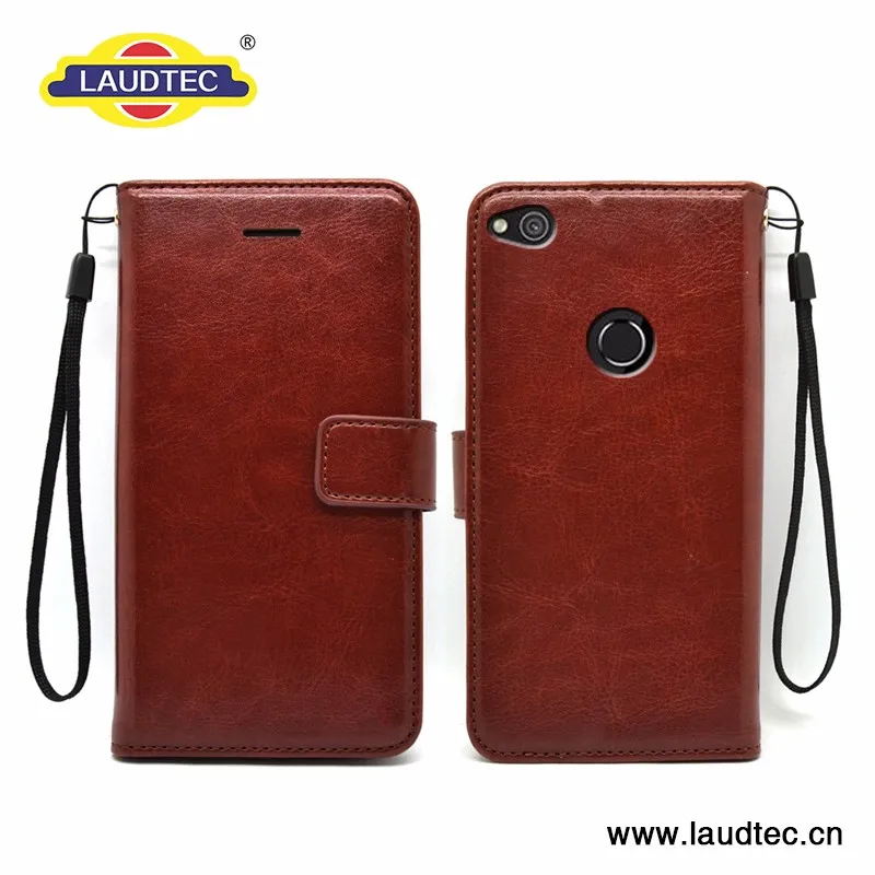 Premium Leather Wallet Flip Case Cover Pouch For Huawei P8 Lite 2017,Flip Cover For Huawei Honor 8 Lite