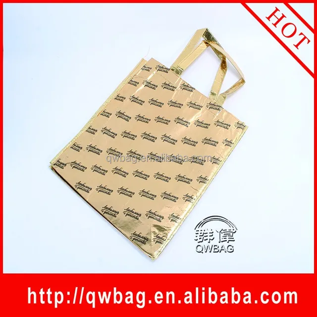 sell high quality laminated pp nonwoven laser fabric gift bag