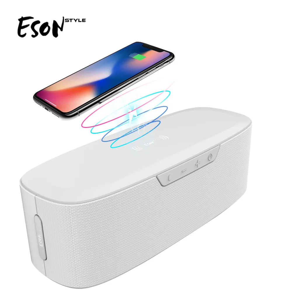 Eson Style High-end Wireless Charger Speaker stereo Sound Speaker Bluetooth Speaker
Eson Style High-end Wireless Charger Speaker stereo Sound Speaker Bluetooth Speaker