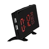 Mp3 USB Time Projection AM FM Radio Controlled Alarm Clock