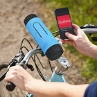 Best seller Outdoor bicycle portable bluetooth wireless speaker with led flashlight power bank