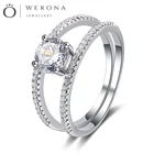 Fashion Pure Silver Latest Design 5925 Silver Sterling 925 Diamond Ring