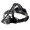 3 Led Super Bright waterproof zoomable fishing head lamp pocket micro usb led head torch hunting high power led headlamp