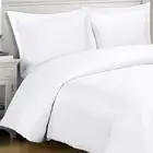 100 Cotton White Hotel Bedding Duvet Cover Set for hotel use