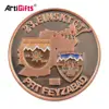 Wholesale cheap metal custom souvenir antique copper blank antic coin