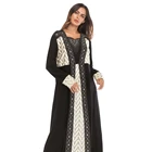 wholesale cheap islamic clothing abaya designs dubai pictures in black stone abaya dress turkey