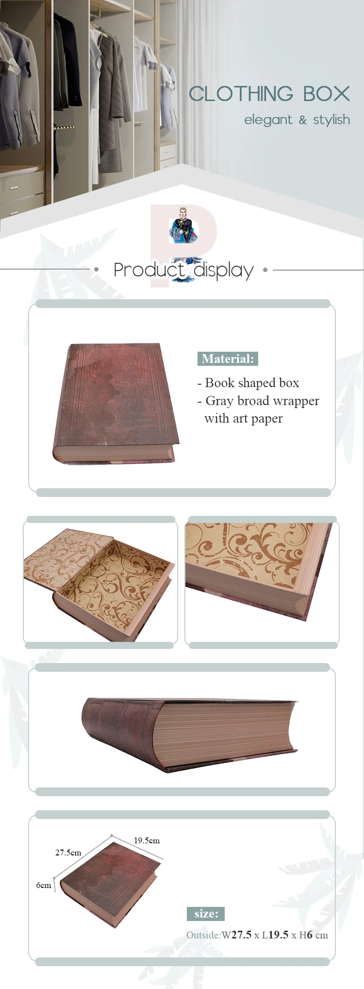 Kp Custom Printing Clothes Boxes Shaped Like Books Decorative Hollow Book Boxes Buy Decorative Hollow Book Boxes Boxes Shaped Like Books Shipping Paper Carton Gift Box Product On Alibaba Com