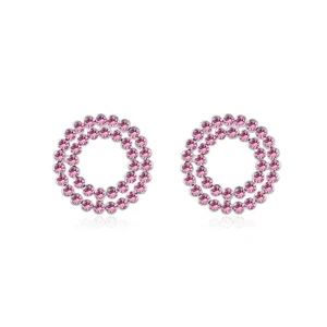 9104 circle superstar accessories jewelry animal earrings