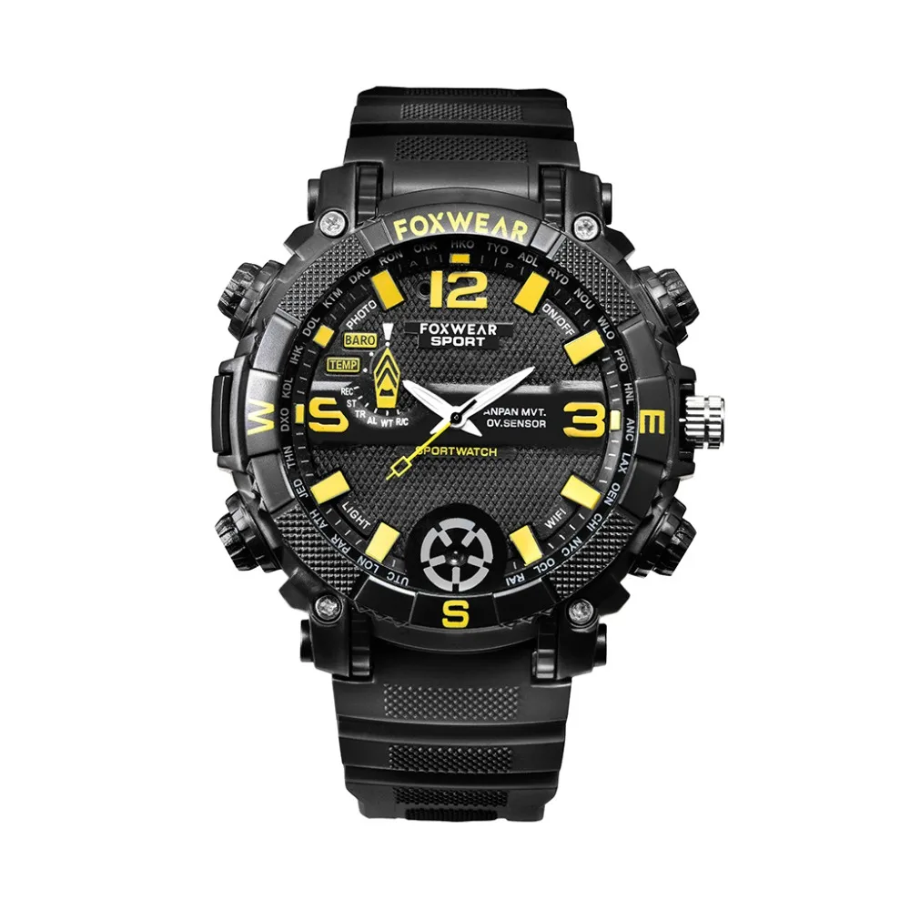 New FOX9 Rechargeable Smart HD Camera Watch Voice Video USB WiFi Recorder LED Light MP3 Player Recording Sport Watch Device
New FOX9 Rechargeable Smart HD Camera Watch Voice Video USB WiFi Recorder LED Light MP3 Player Recording Sport Watch Device