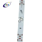 DC 12V/24V backlight light box led strip light bar SMD3030 led lattice diffuse led light strip with lens