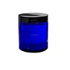 Cobalt blue glass straight sided jar 4oz
