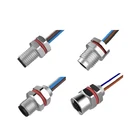 M5 3 pin 4 pin cable circular connector