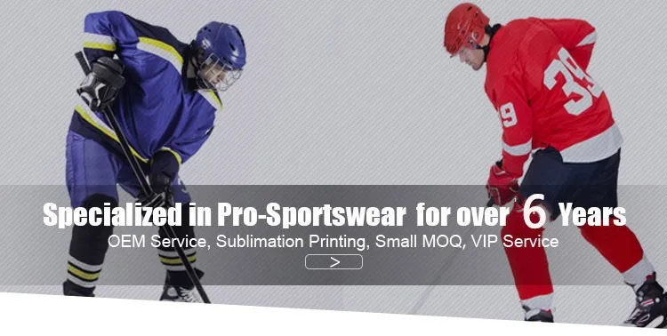 Full Sublimation Printing Wholesale Sports Wear Ice Hockey