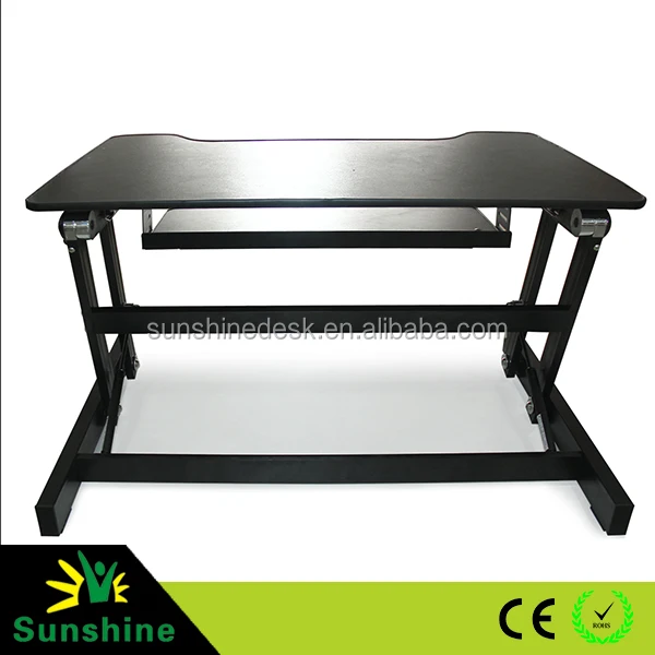 35 Wide Platform Height Adjustable Standing Desk Riser Removable