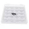 acrylic lash box Beauty Empty Storage Case Box Container Holder Display Stand - Holds 10 Pairs False Eyelashes, Clear Acrylic