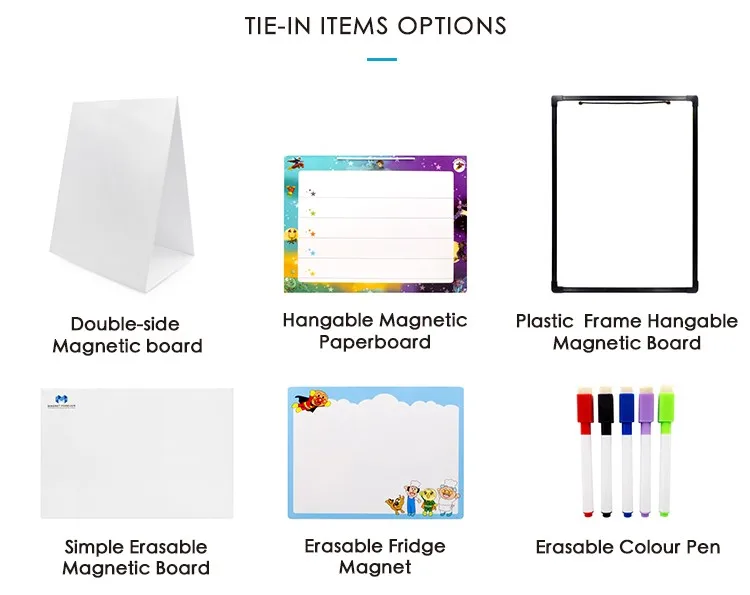 the magnetic whiteboard is a perfect surface for creativity &