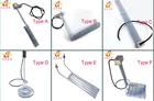 The popular TZCX brand customized stainless steel/copper/PTFE/Ti Electric Heating Element