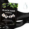 Factory OEM customize fast magic make hair black shampoo