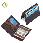 ファッションメンズカスタム手作り rfid sim カードスロットエンボス加工財布ビジネス id リアル本革クレジットカードホルダー