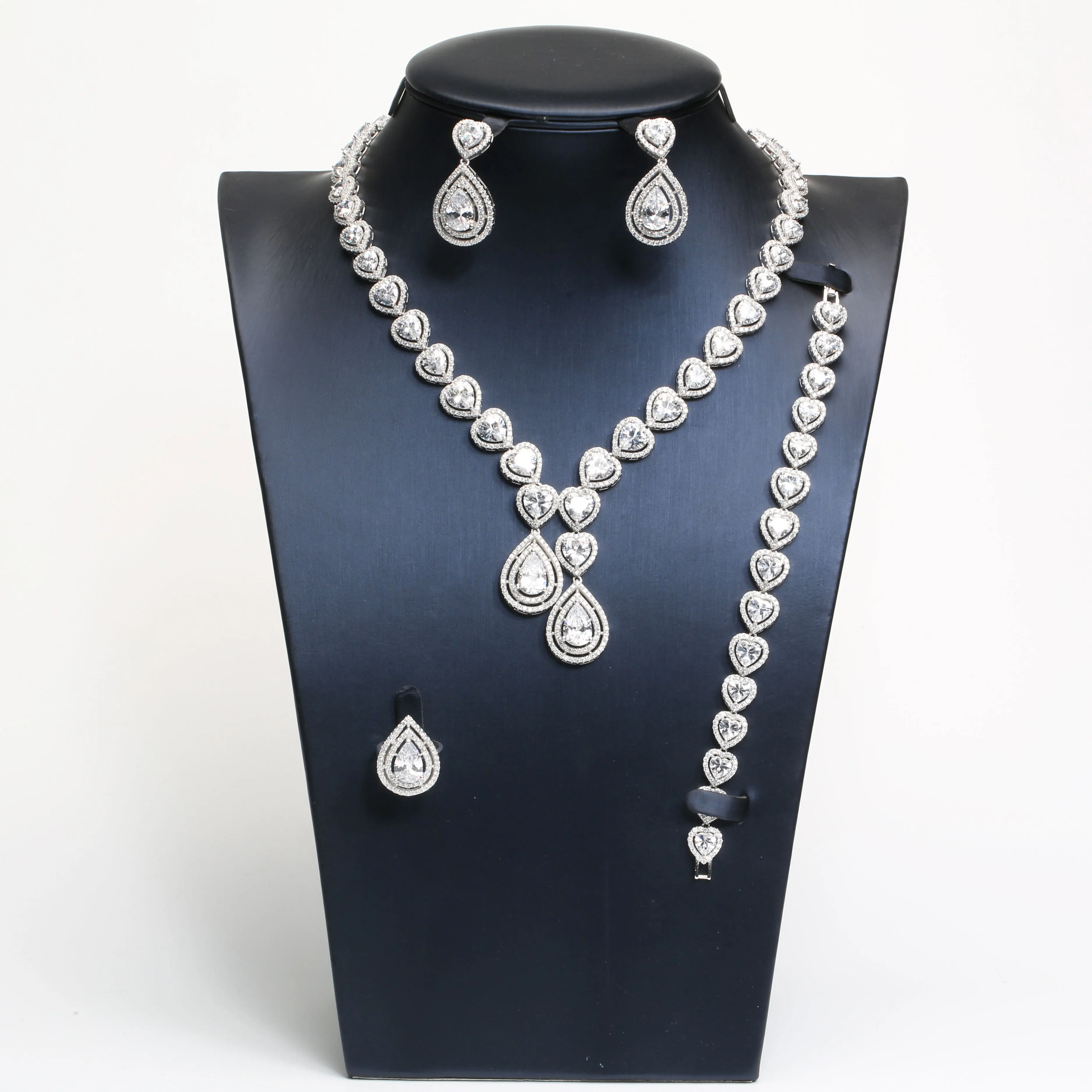 Necklace earrings rings bracelets 4pcs/set jewelry set 925 sterling silver jewelry
Necklace earrings rings bracelets 4pcs/set jewelry set 925 sterling silver jewelry